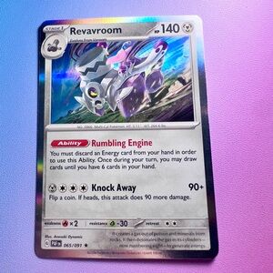 revavroom - 065/091 (holo rare) — pokemon: paldean fates